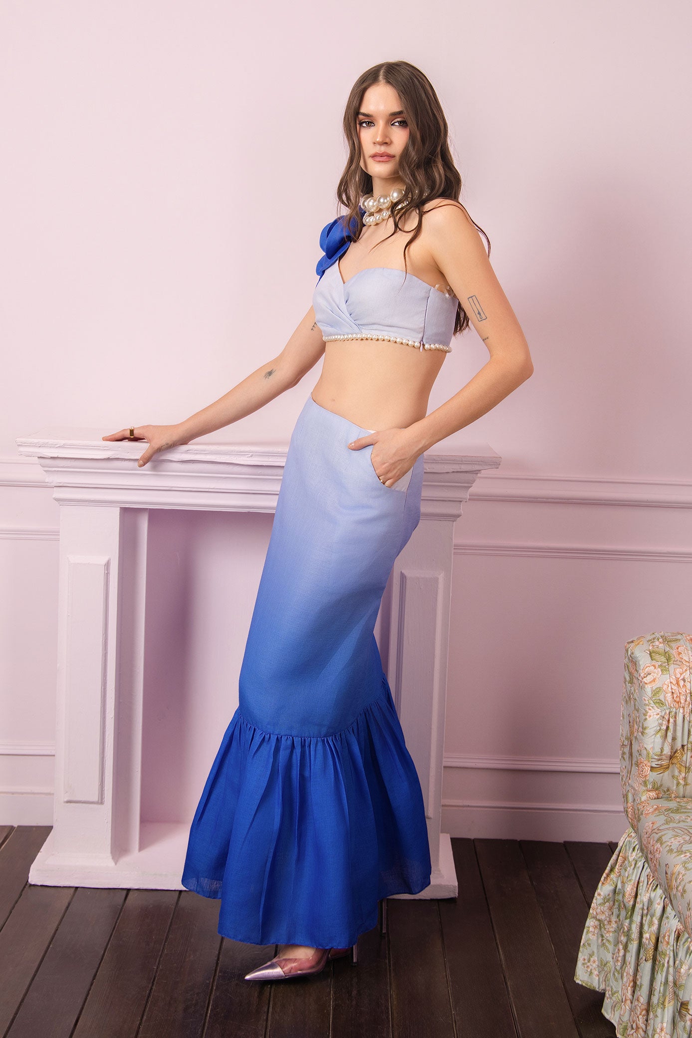 Bluebell Ombre Skirt set