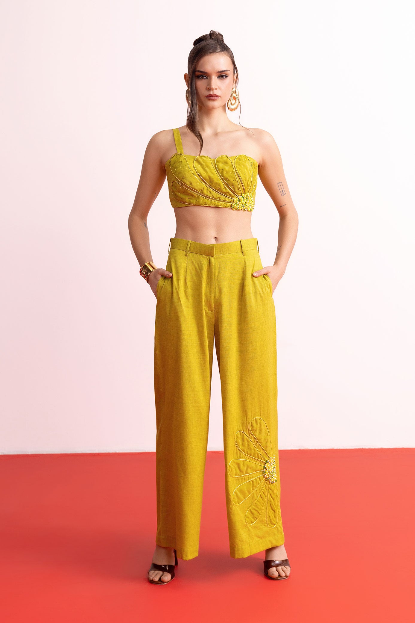 Lime Gaze Coord set