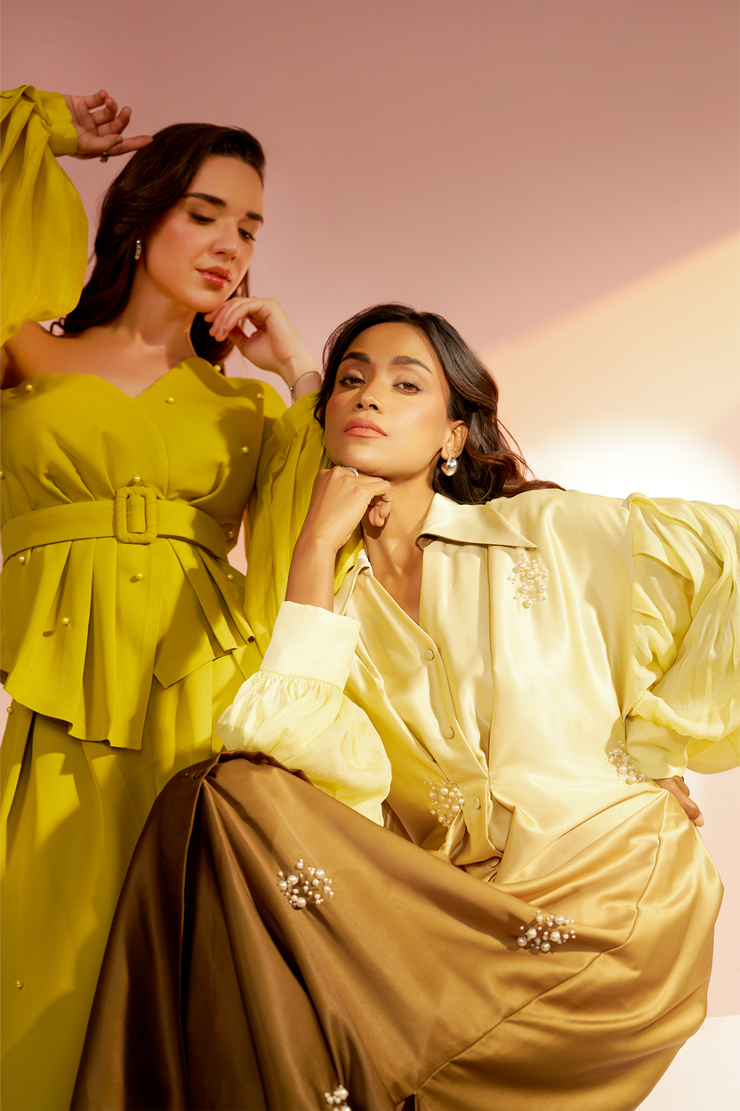 Mia - Pleated Top Set