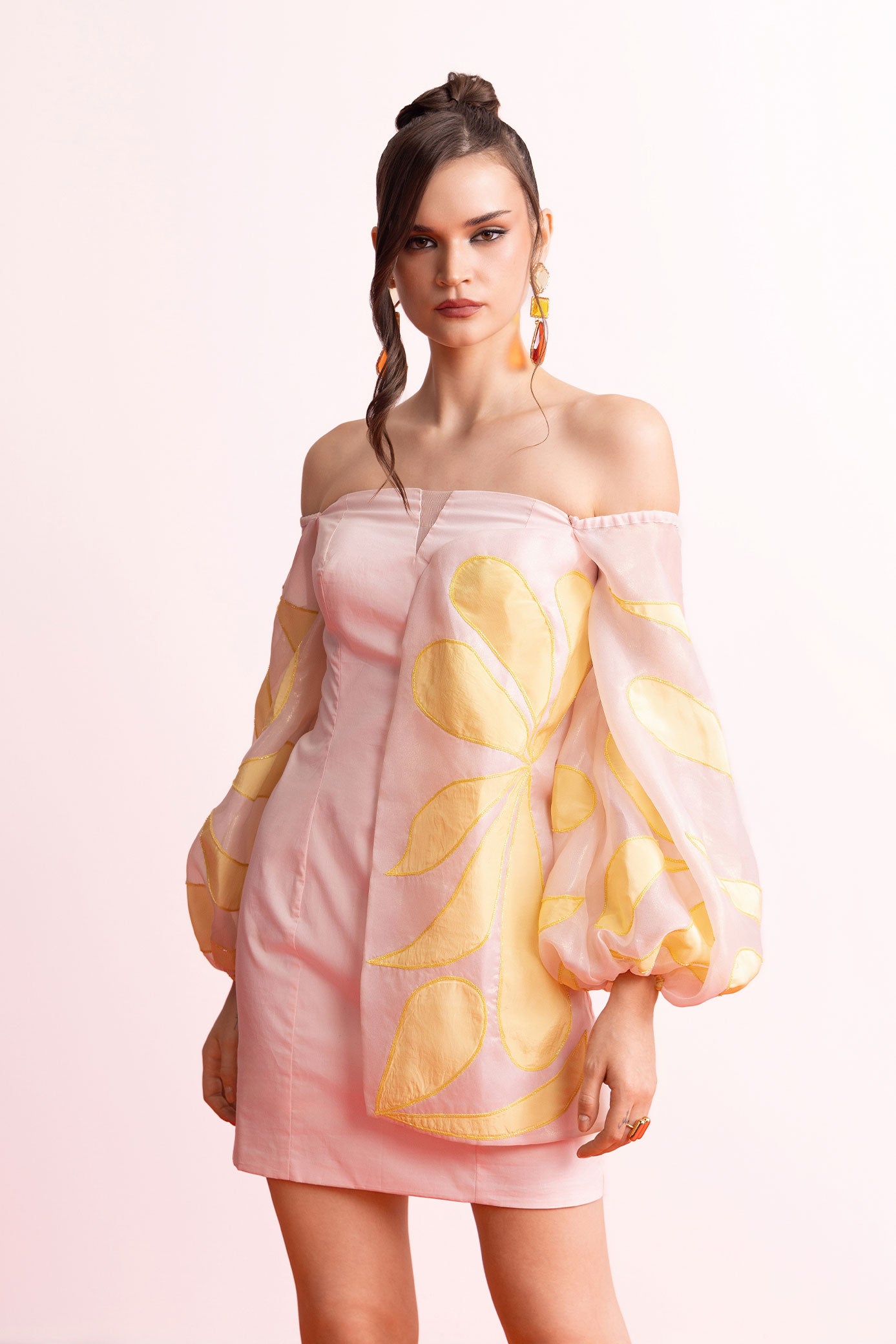 Petal Bloom Mini Dress