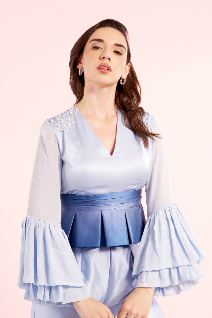 Elodie - Pleated Top Set