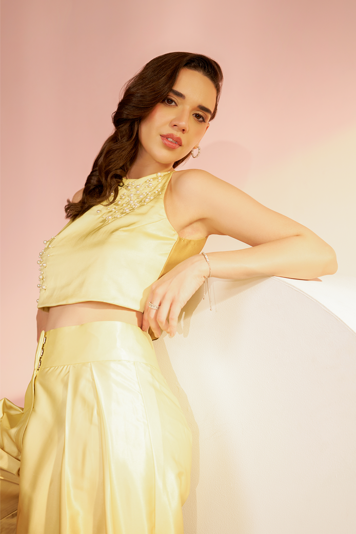 Emily - Crop Top Set