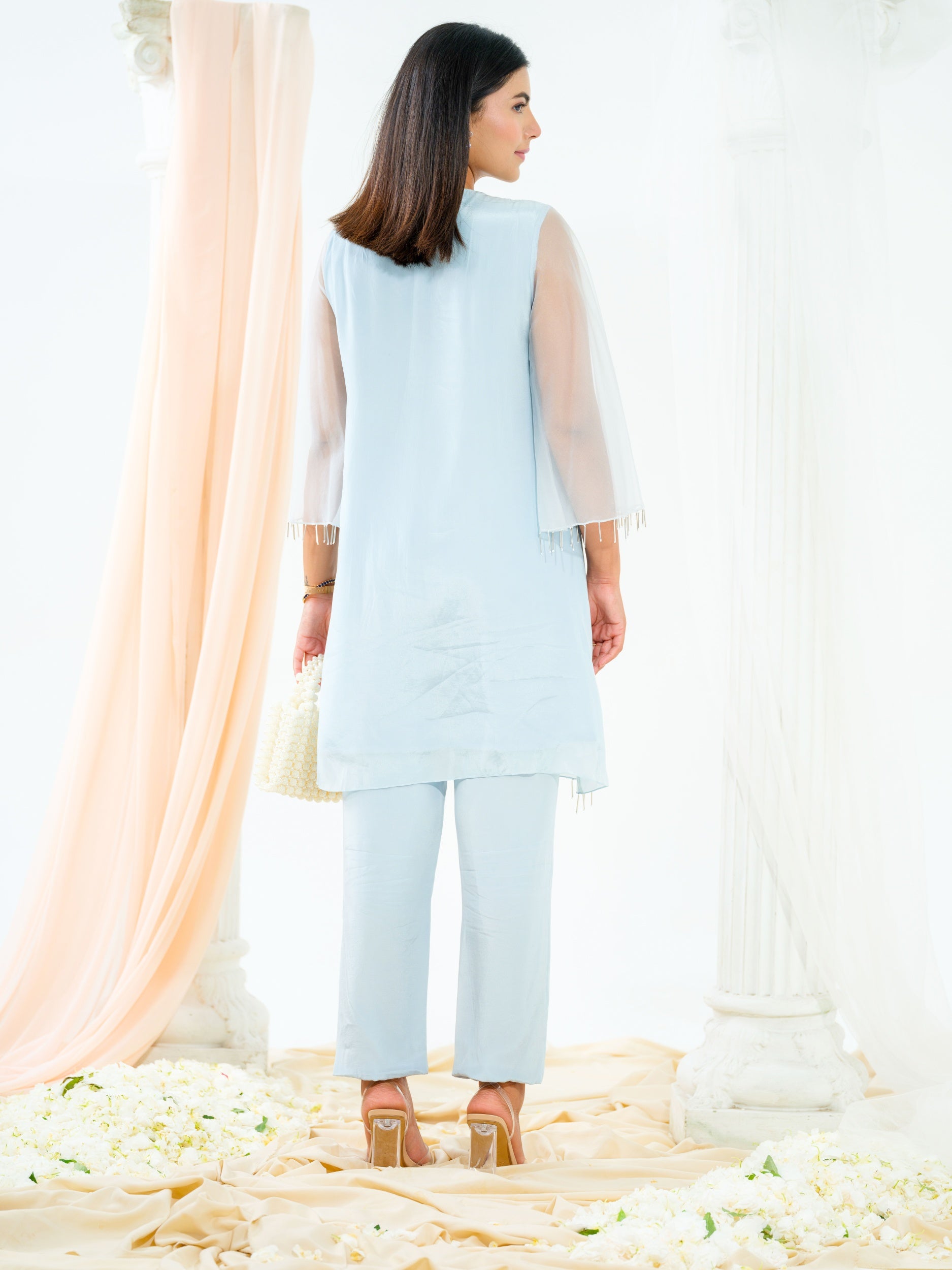 Powder Blue Kurta Set
