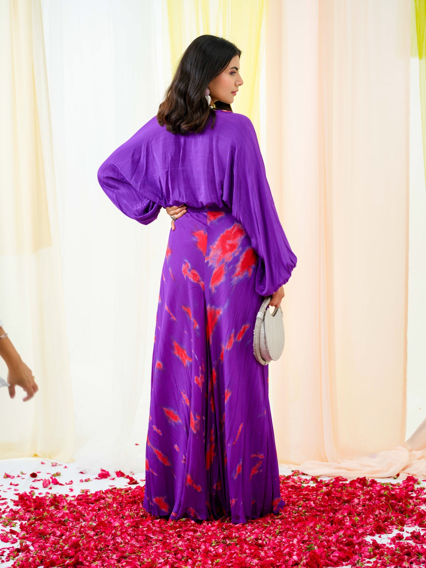 Cadbury purple Splash Coord set