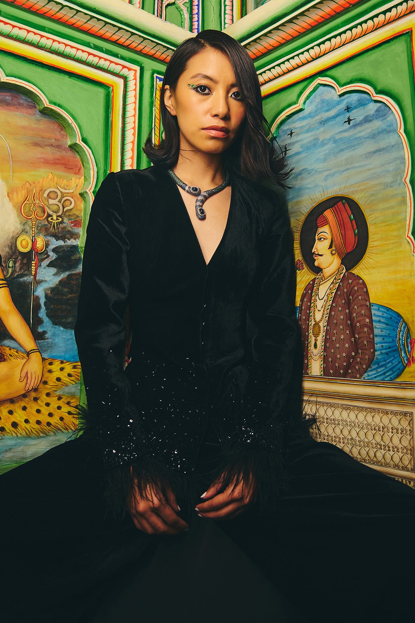 Warm Velvet Jacket and Pant Set