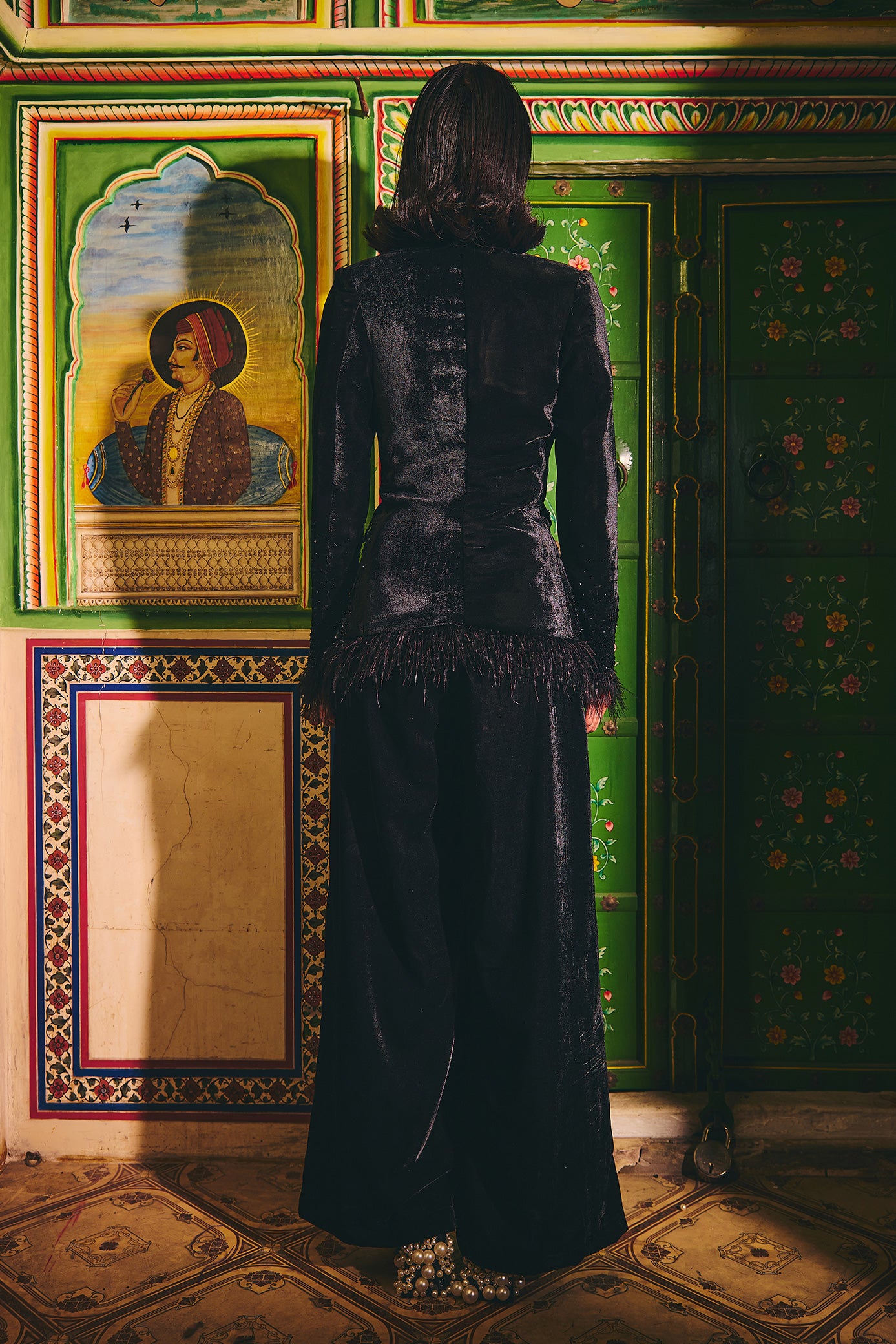 Warm Velvet Jacket and Pant Set