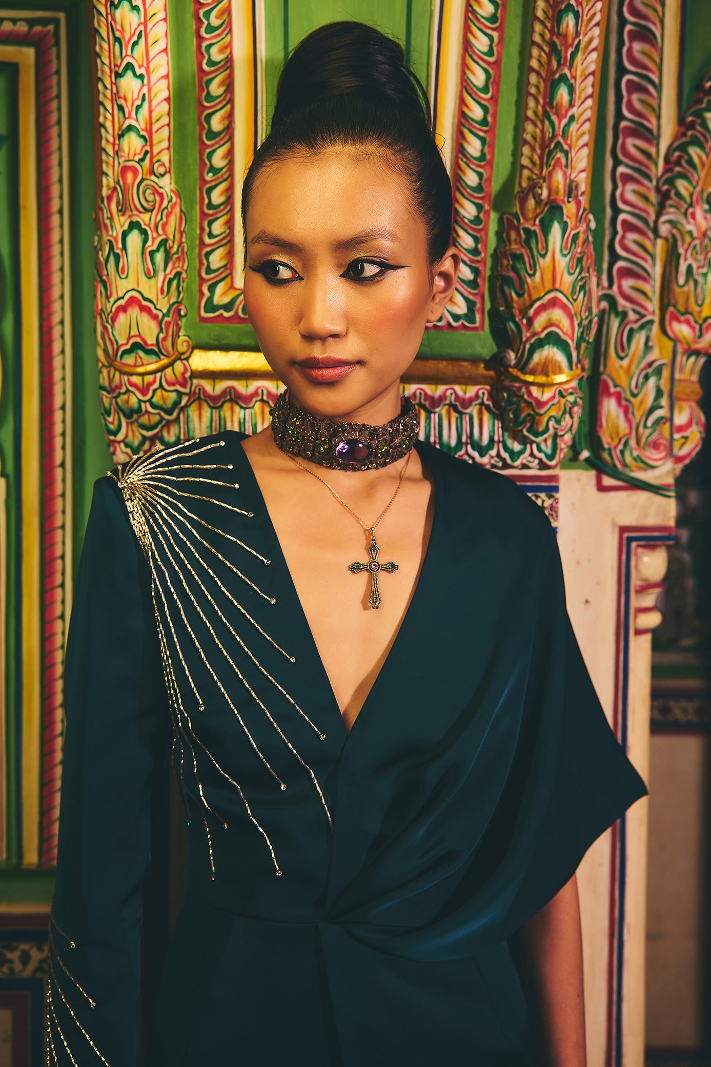 Arabian Green Pant Set