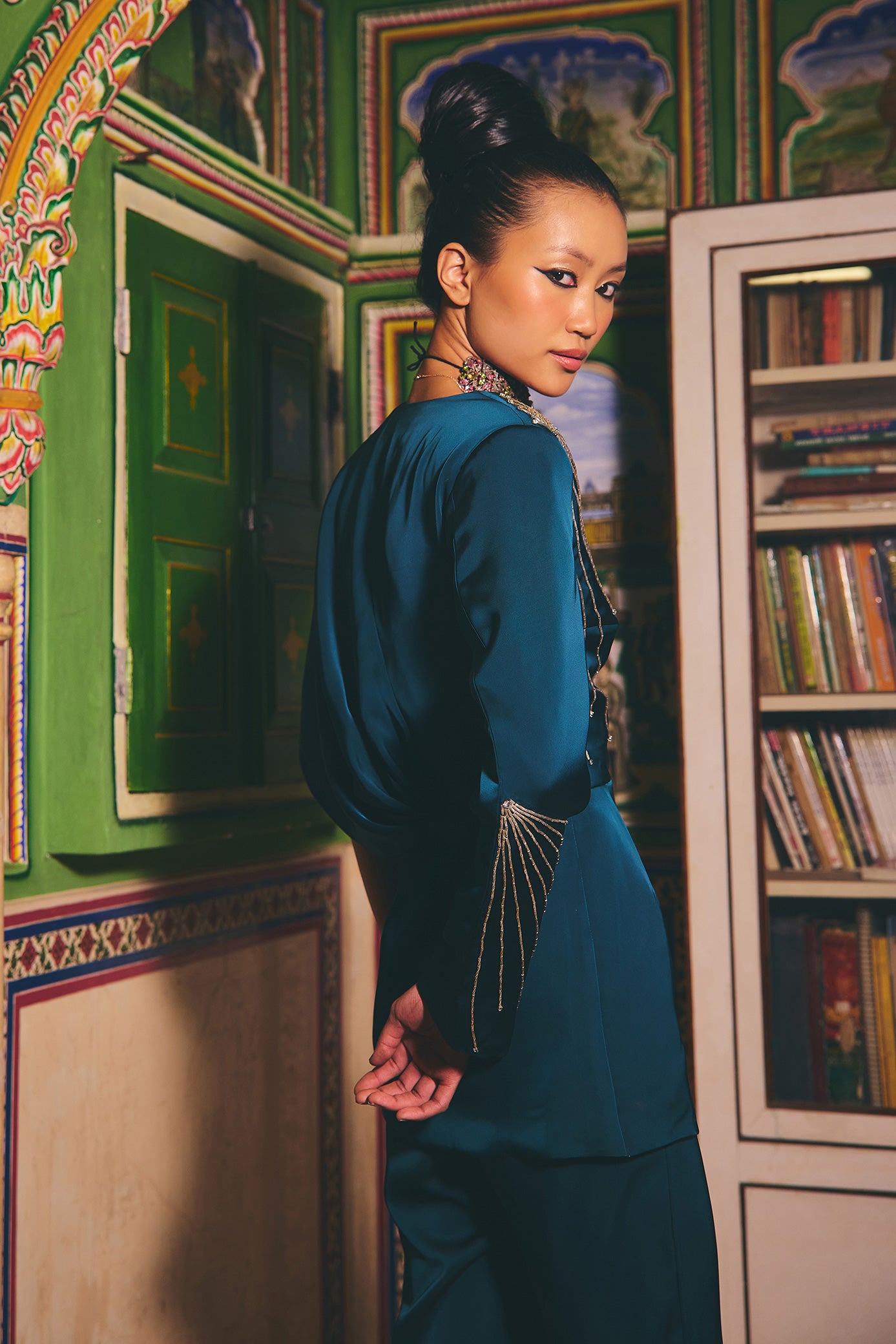 Arabian Green Pant Set