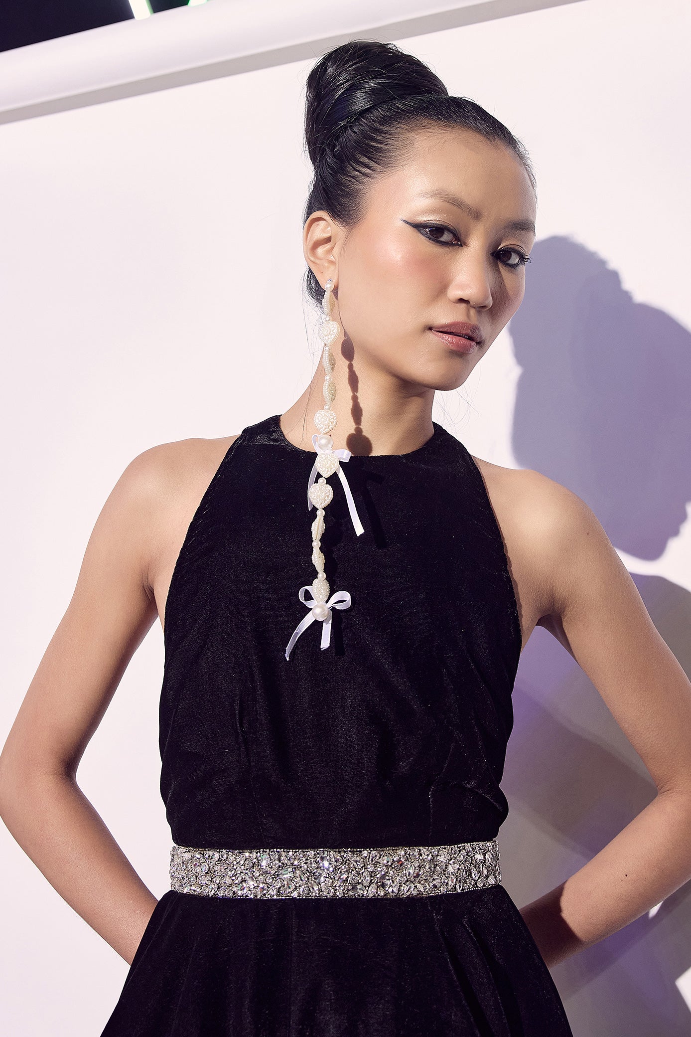 Black Velvet Mini Dress