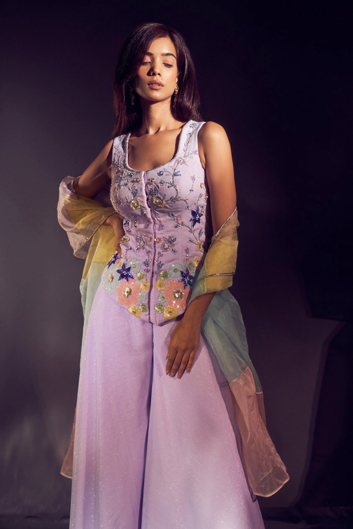Lavender Top- Plazoo Set
