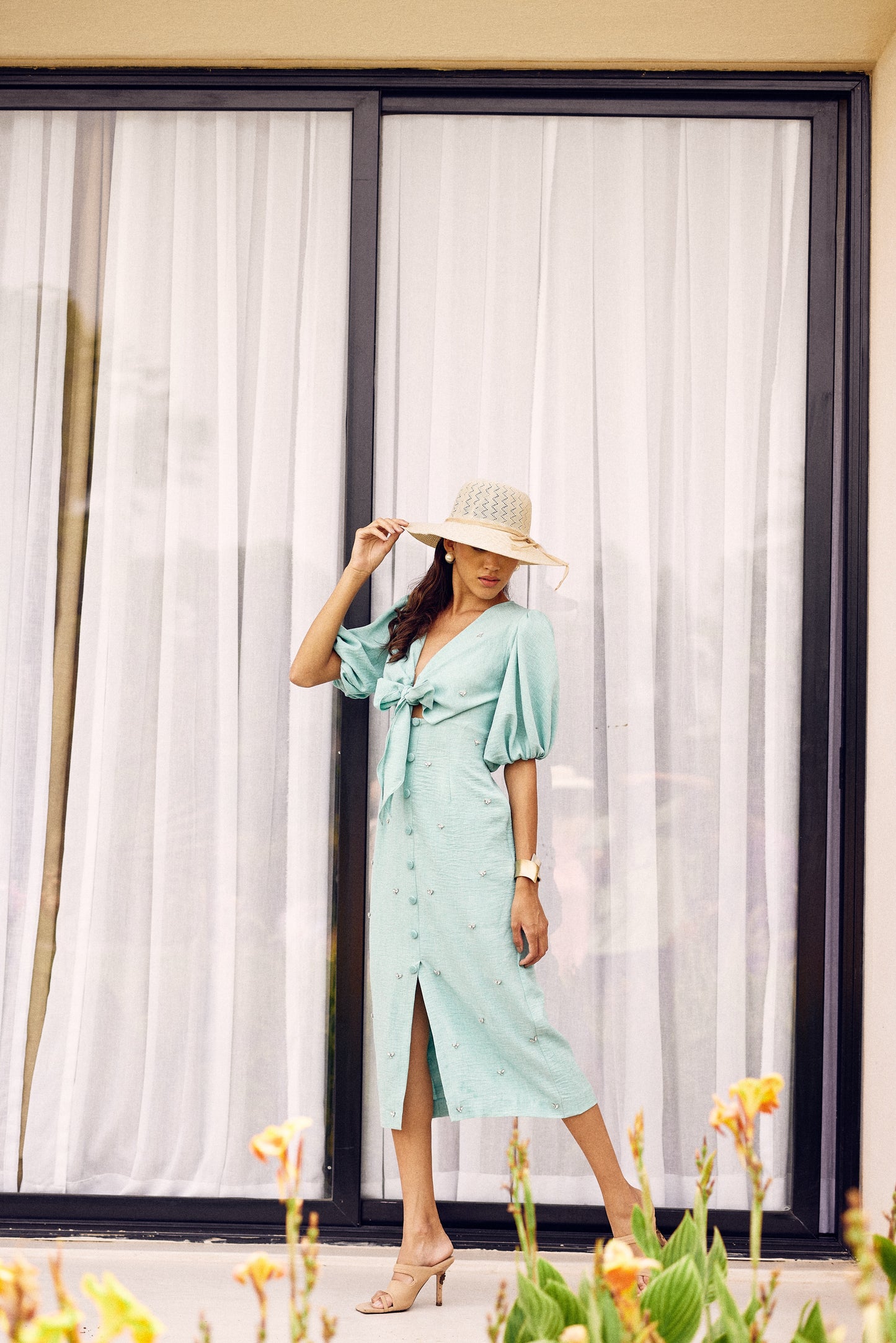 Minty Green Capri Dress