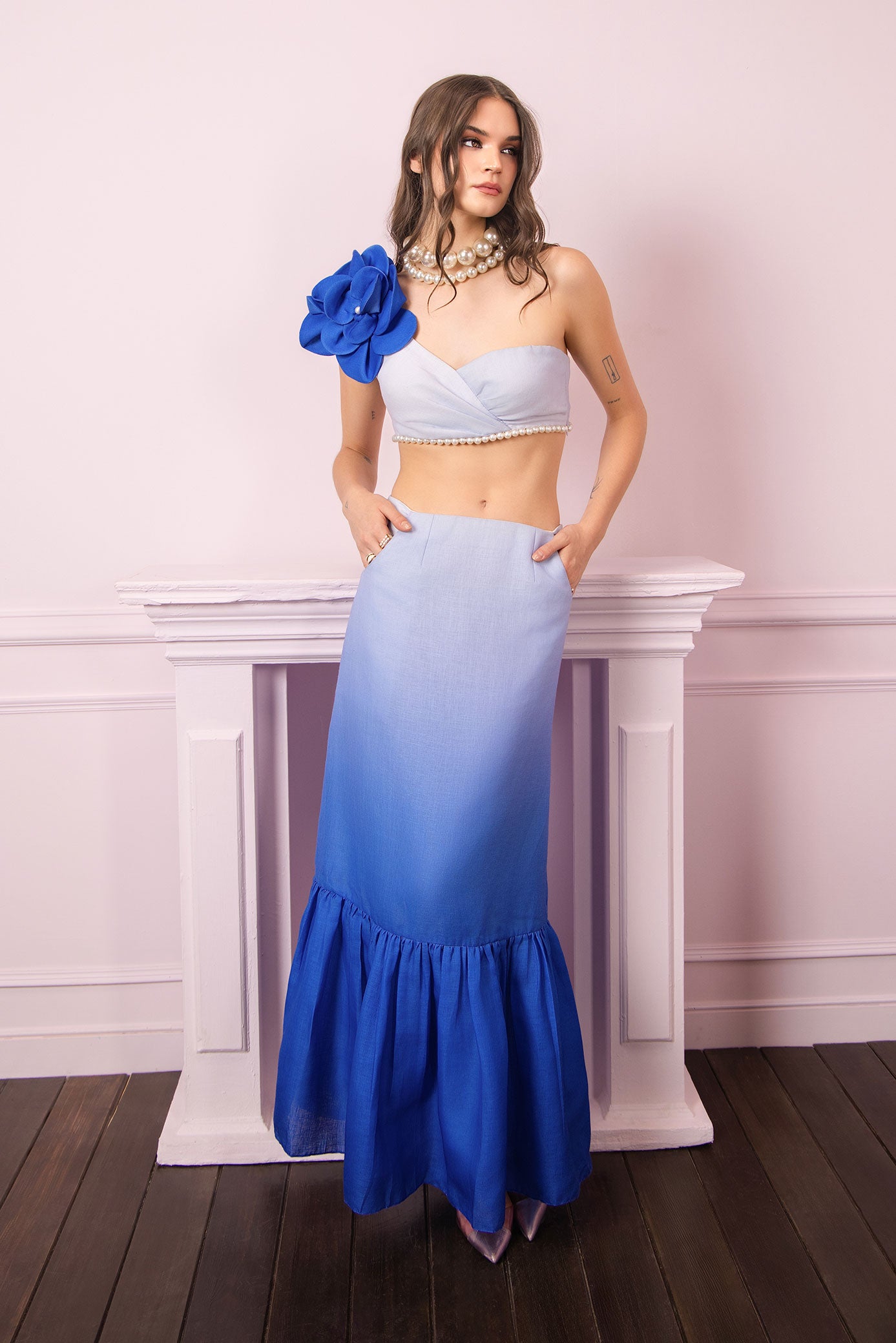Bluebell Ombre Skirt set