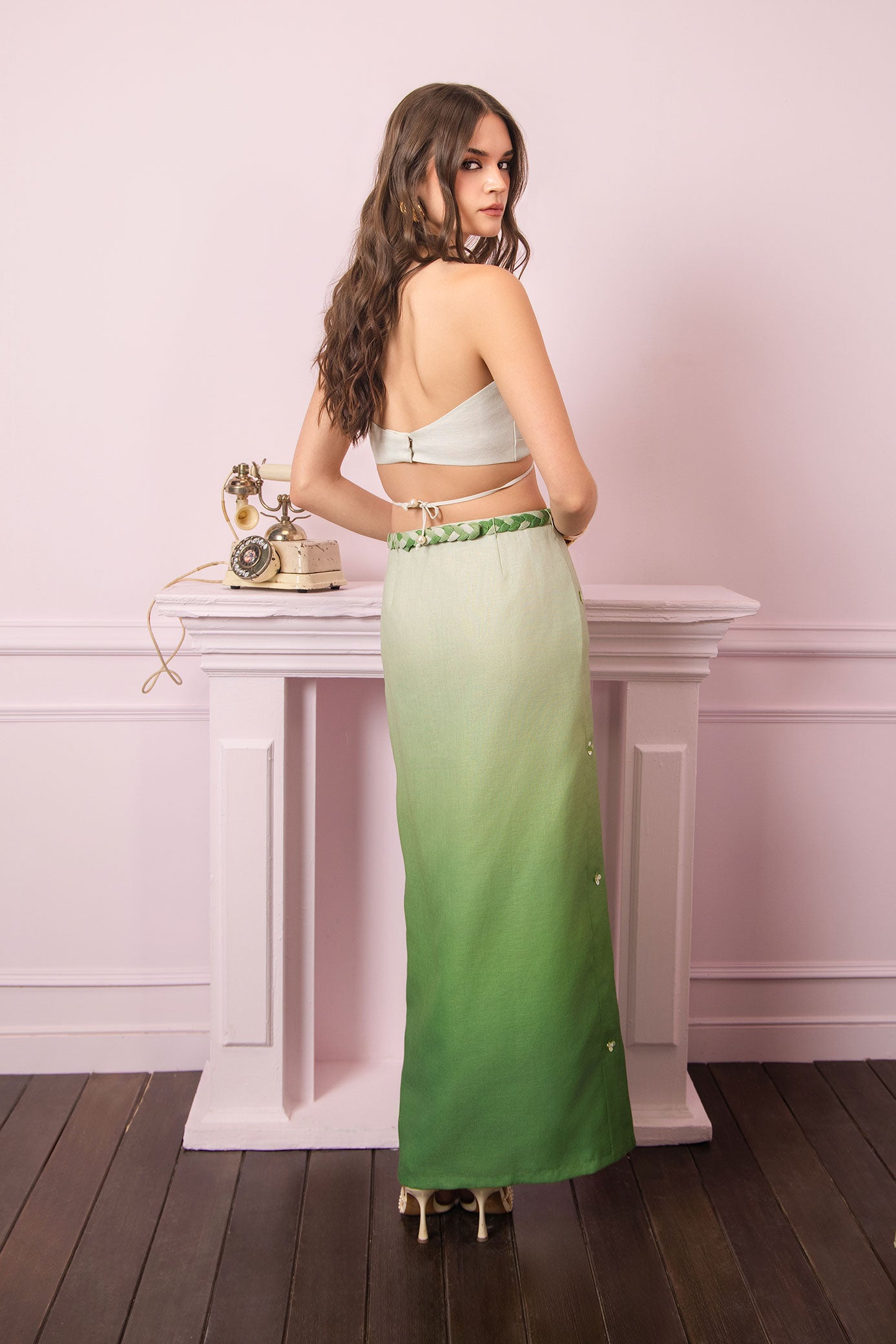 Meadow Mist Skirt and top set