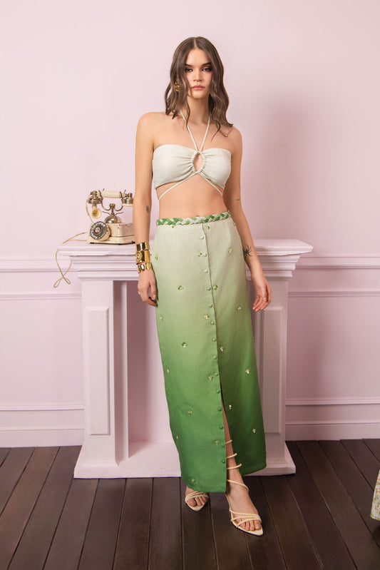 Meadow Mist Skirt and top set