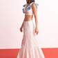 Cloud White Skirt Set