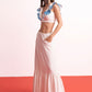 Cloud White Skirt Set