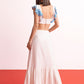 Cloud White Skirt Set