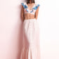 Cloud White Skirt Set