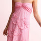 Blush Pink Halter Maxi Dress