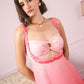 Rose Sunset Glow Ombre Maxi Dress