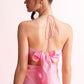 Blush Pink Halter Maxi Dress