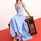 Mist Blue Skirt Set