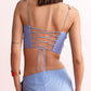 Mist Blue Skirt Set
