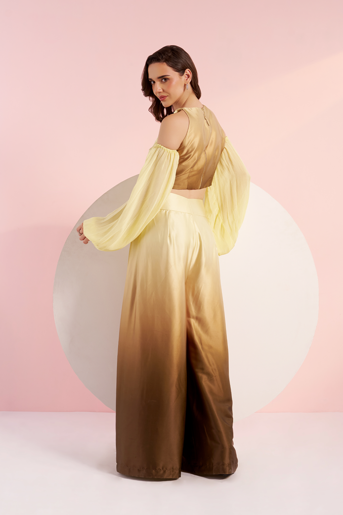 Amelia - Ballooned Sleeves Top set