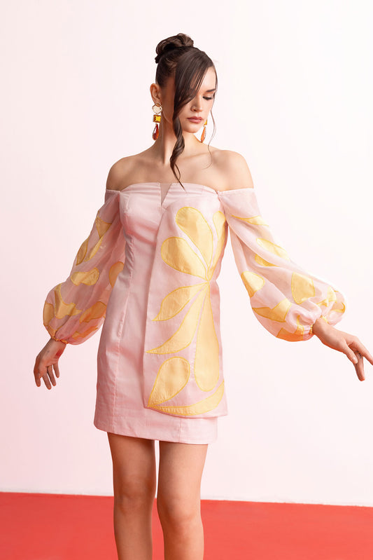 Petal Bloom Mini Dress
