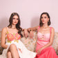 Rose Sunset Glow Ombre Maxi Dress