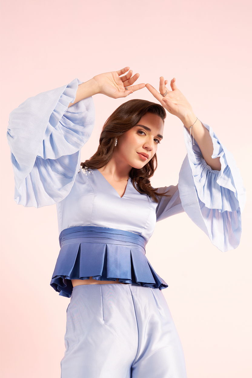 Elodie - Pleated Top Set