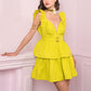 Lush Lime Green Mini Dress