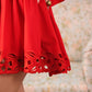 Scarlet Red Mini Dress
