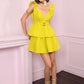 Lush Lime Green Mini Dress