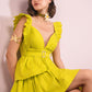 Lush Lime Green Mini Dress