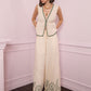 Ivory Bloom Embroidered Pant Set