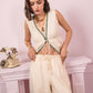 Ivory Bloom Embroidered Pant Set