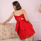 Scarlet Red Mini Dress