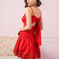 Scarlet Red Mini Dress