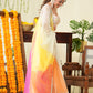 Pearl White Mirror Lehenga Set