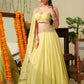Lime Green lehenga set