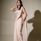 Blush Peach Drape Saree