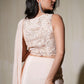 Blush Peach Drape Saree