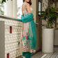 Forest Green Prited Kurta Set