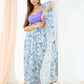 Orchid Printed paisley cape set