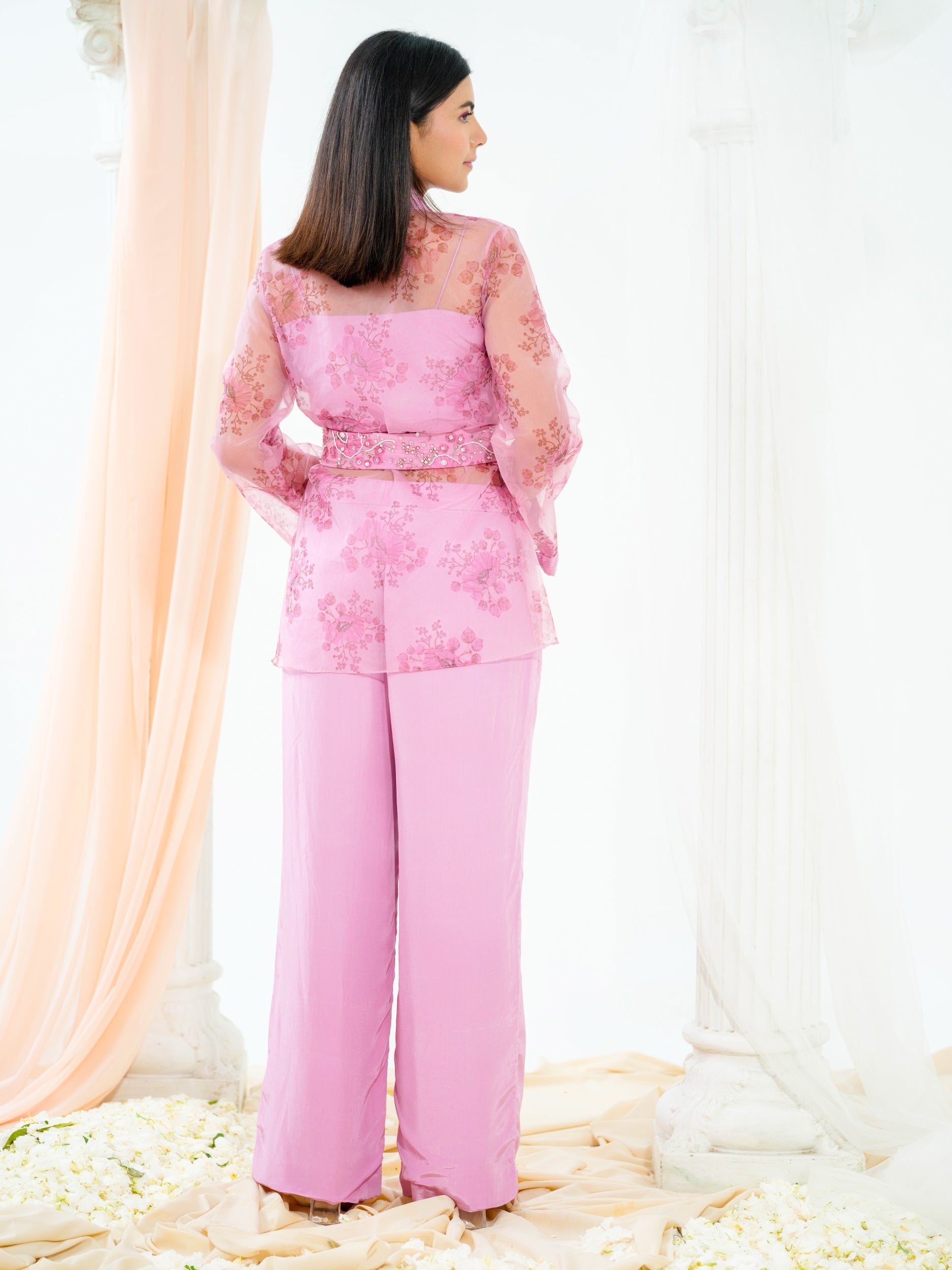Berry Print organza set