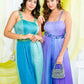 Blueberry Ombre Pleated jumpsuit