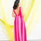 Rose Pink Abstract Jumpsuit
