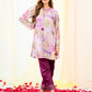 Plum Jacquard Kurta set
