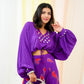 Cadbury purple Splash Coord set